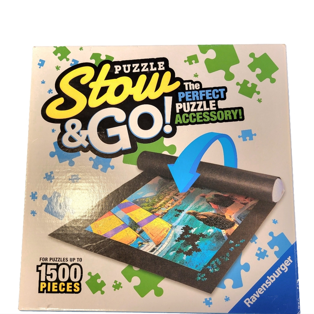 Ravensburger Puzzle Stow & Go Mat | Storage for up to 1500 Pieces 46" x 26"